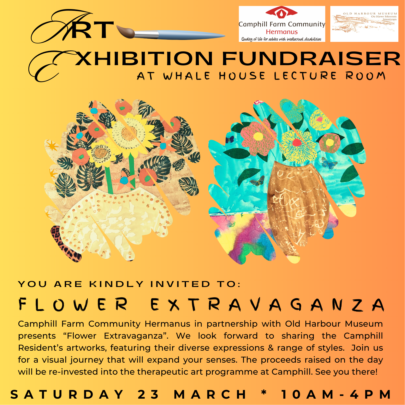 Camphill Farm Community Hermanus Art Exhibition_Flower Extravaganza 23 MARCH 2024